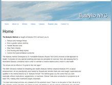 Tablet Screenshot of buteykonyc.com